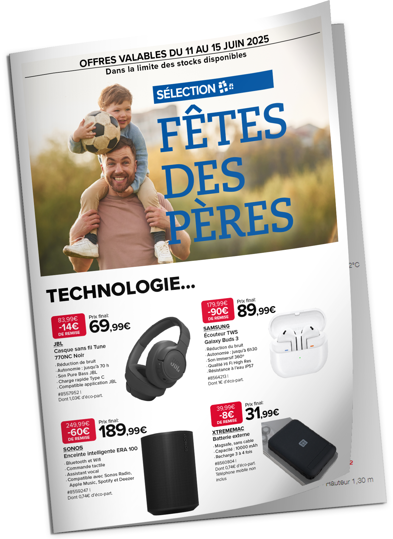 Catalogue fete des peres