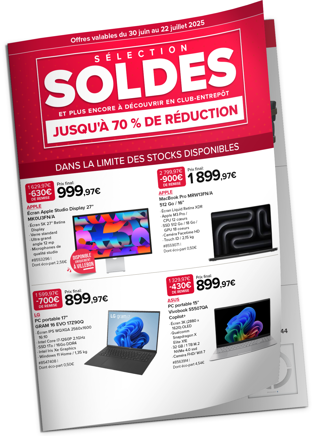 Catalogue soldes