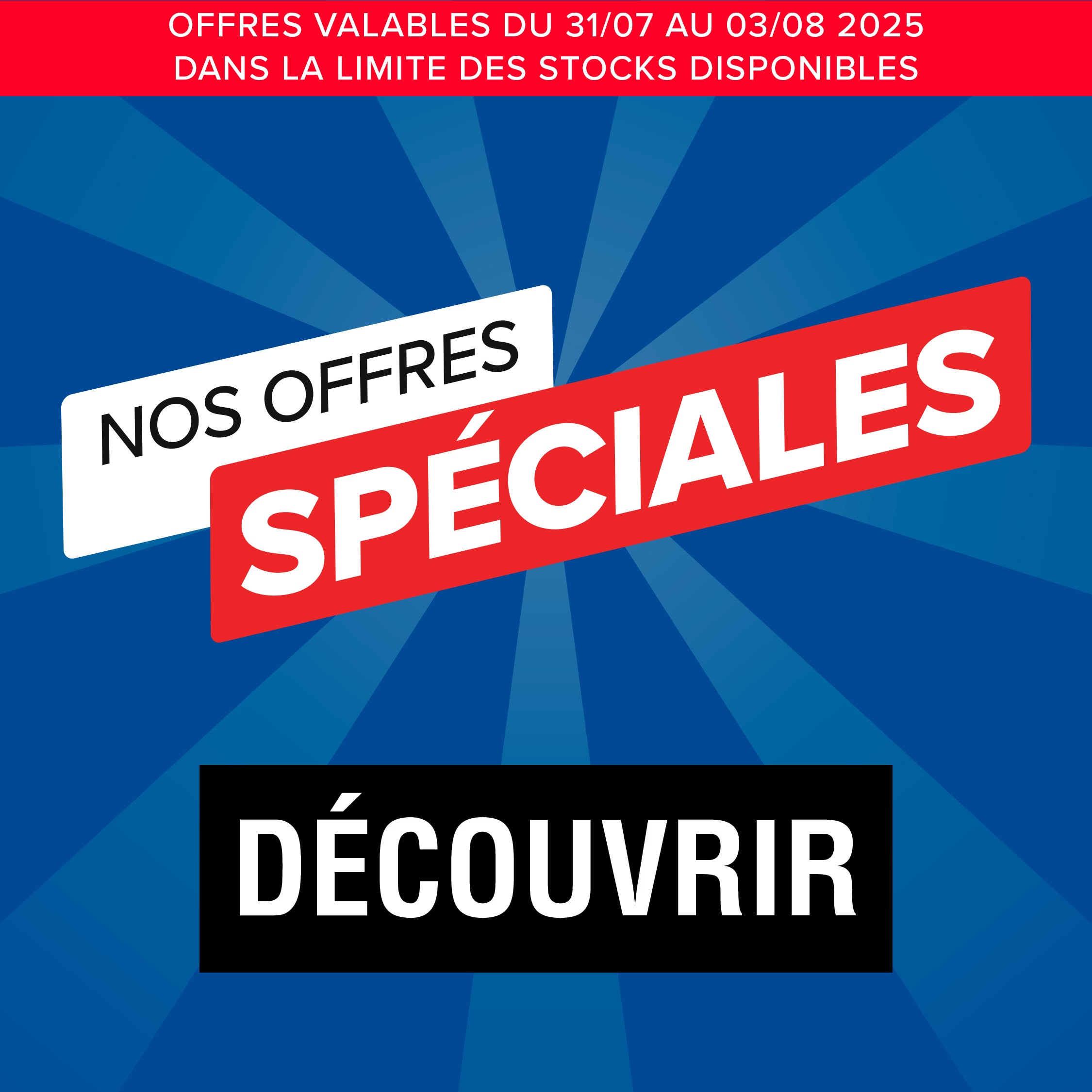 Catalogue offres speciales