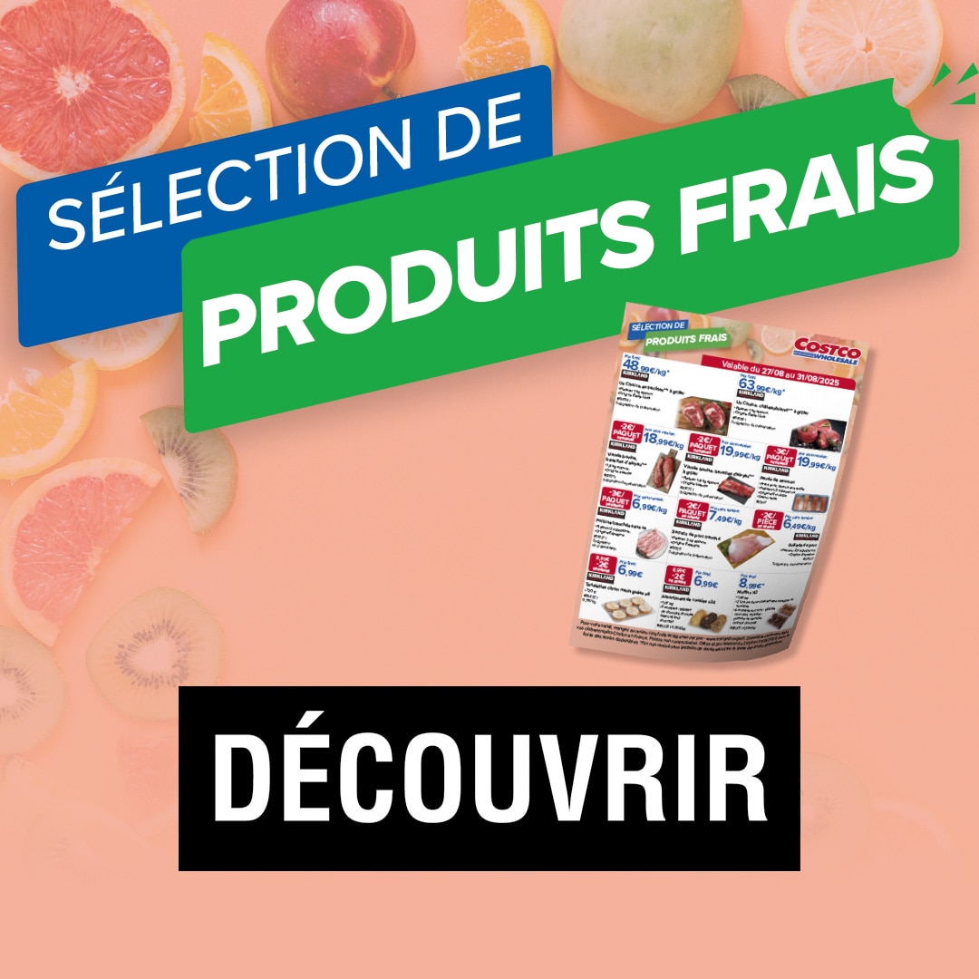 Sélection de produits frais