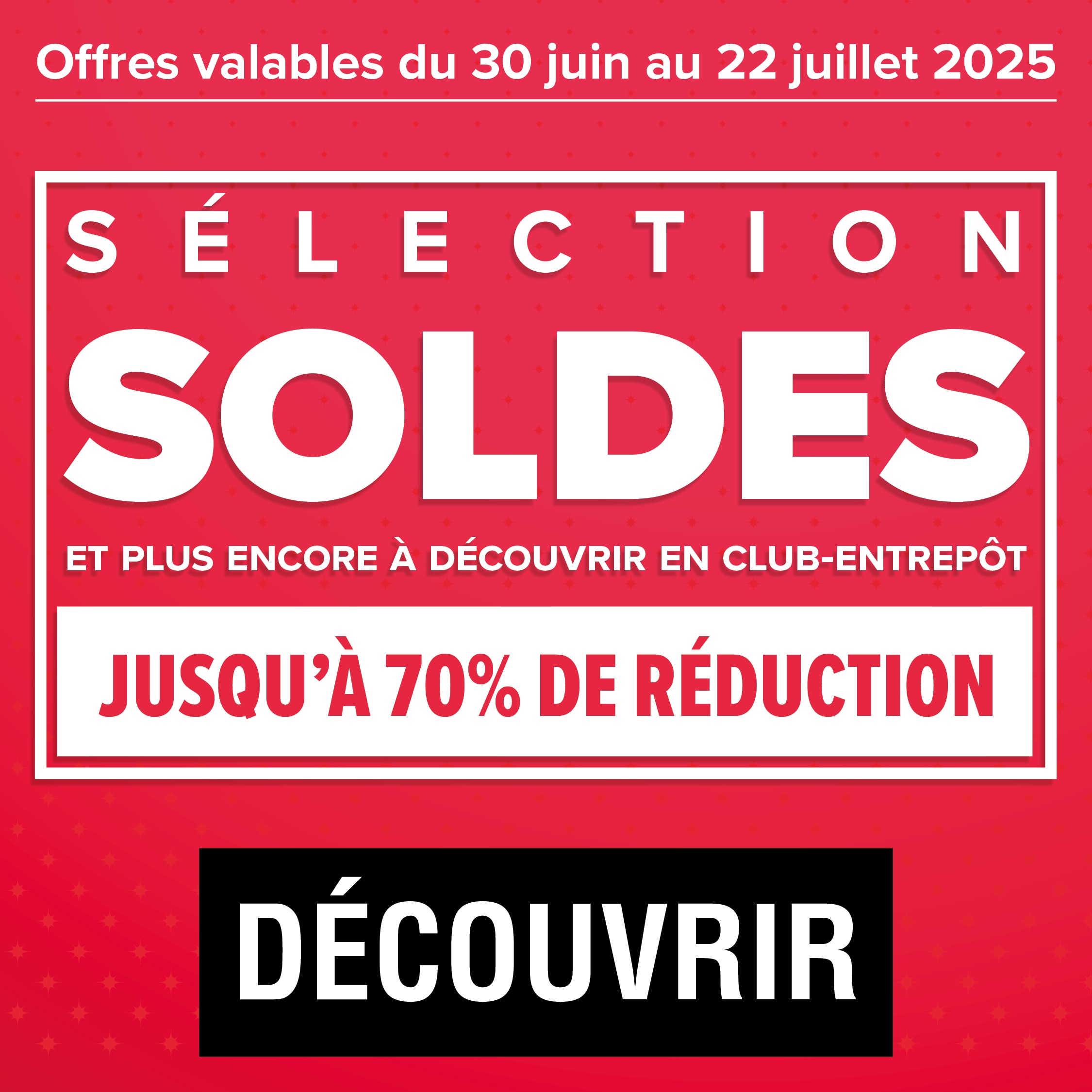 Catalogue soldes
